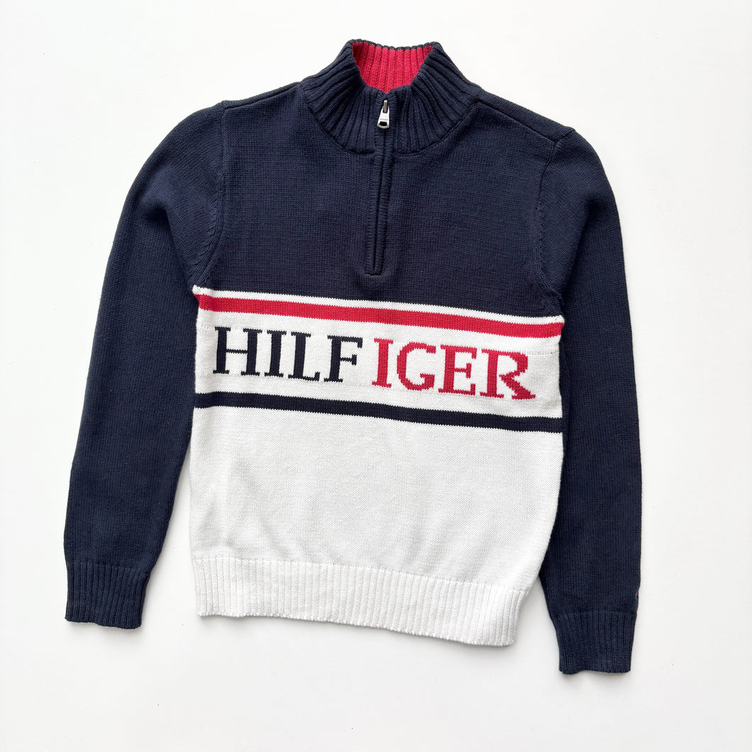 Tommy Hilfiger 1/4 zip knit (Age 8/10)