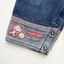Load image into Gallery viewer, Snoopy dungarees (Age 6/9m)
