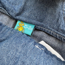 Load image into Gallery viewer, Animal denim dungarees (Age 3m)
