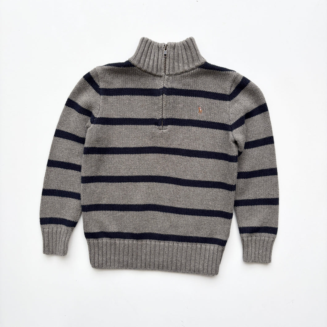 90s Ralph Lauren 1/4 zip knit (Age 7)