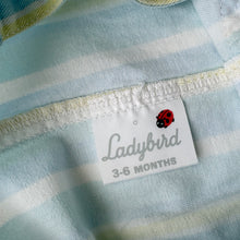 Load image into Gallery viewer, 90s Ladybird Striped dungarees (Age 3/6m)

