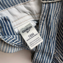 Load image into Gallery viewer, OshKosh dungaree shortalls (Age 18m)
