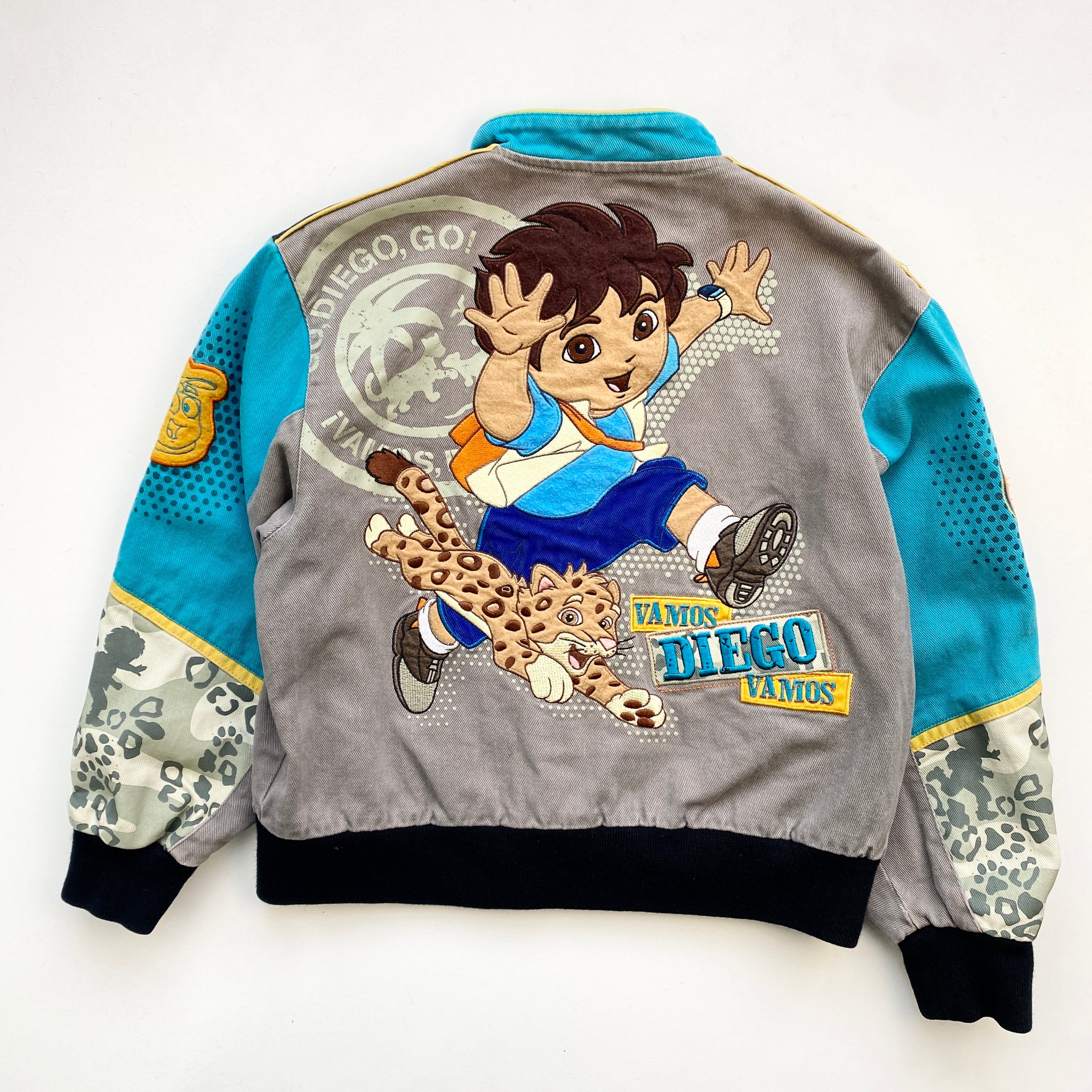 Diego Dora the Explorer racing jacket (Age 9/10) – Little Red Cactus