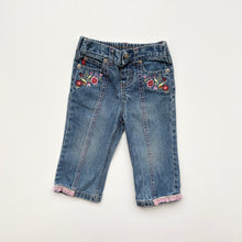 Load image into Gallery viewer, Floral jeans (Age 12m)
