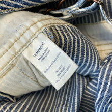 Load image into Gallery viewer, Oshkosh hickory dungaree shortalls (Age 18m
