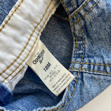 Load image into Gallery viewer, OshKosh dungaree shortalls (Age 18m)
