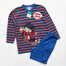 Load image into Gallery viewer, 90s Dennis the Menace two piece pyjama set NEW WITH TAGS (Age 7/8)
