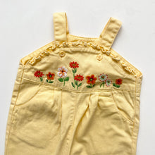 Load image into Gallery viewer, Floral dungarees (Age 3m)
