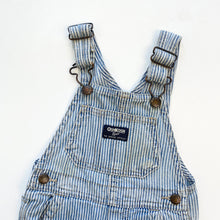 Load image into Gallery viewer, Oshkosh hickory dungaree shortalls (Age 1)
