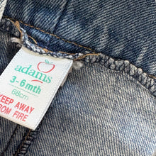 Load image into Gallery viewer, 90s Adams denim dungarees (Age 3/6m)
