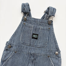 Load image into Gallery viewer, 90s Key Hickory Stripe dungarees (Age 4)
