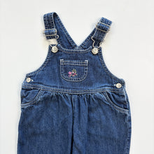 Load image into Gallery viewer, 90s Floral denim dungarees (Age 6/12m)
