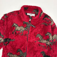 Load image into Gallery viewer, 90s Horse Abstract Sherpa fleece (Age 4/5)

