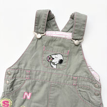 Load image into Gallery viewer, 90s Snoopy dungaree dress (Age 9/12m)
