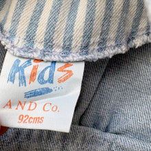 Load image into Gallery viewer, 90s Denim dungaree shortalls (Age 18/24m)
