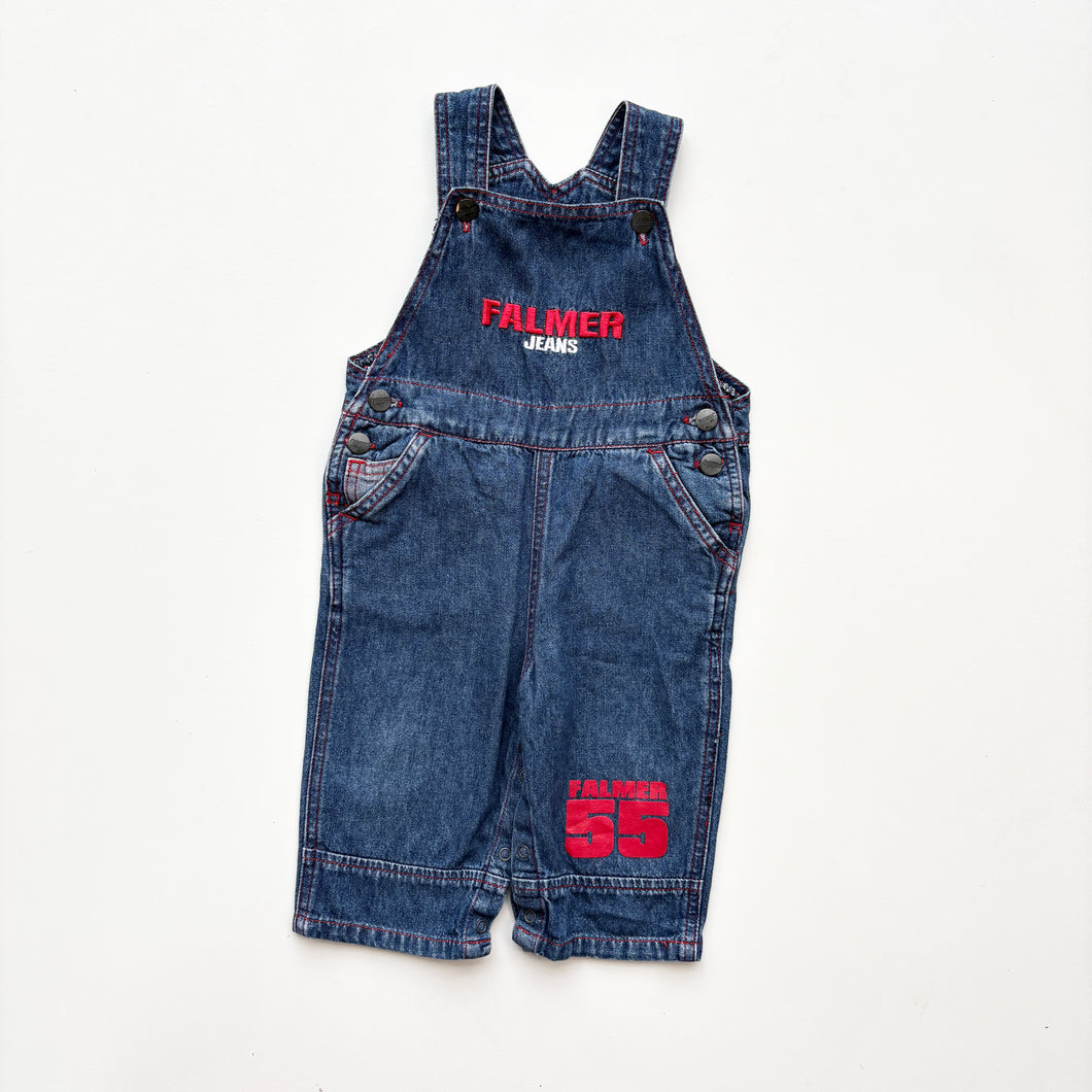 Denim dungarees (Age 6/12m)