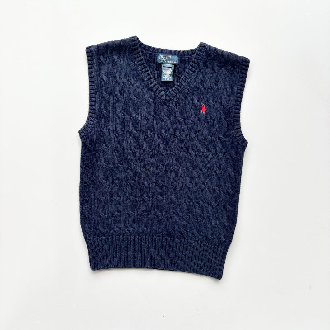 90s Ralph Lauren sweater vest (Age 8)