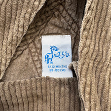 Load image into Gallery viewer, Jumbo Corduroy dungarees (Age 6/12m)
