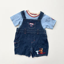 Load image into Gallery viewer, Disney Tigger dungaree shortalls (Age 0/3m)
