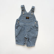 Load image into Gallery viewer, 90s OshKosh hickory stripe dungarees (Age 3m)

