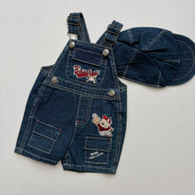Load image into Gallery viewer, 90s Baseball dungarees (Age 3/6m)

