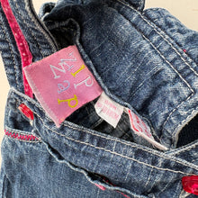 Load image into Gallery viewer, 90s Floral Denim dungarees (Age 6m)
