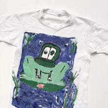 Load image into Gallery viewer, 90s Hand Painted Frog t-shirt (Age 10/12)
