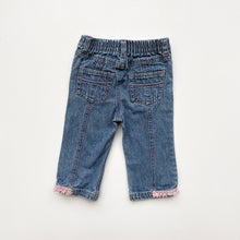 Load image into Gallery viewer, Floral jeans (Age 12m)
