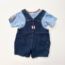 Load image into Gallery viewer, Disney Tigger dungaree shortalls (Age 0/3m)
