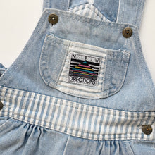 Load image into Gallery viewer, 90s Denim dungaree shortalls (Age 18/24m)
