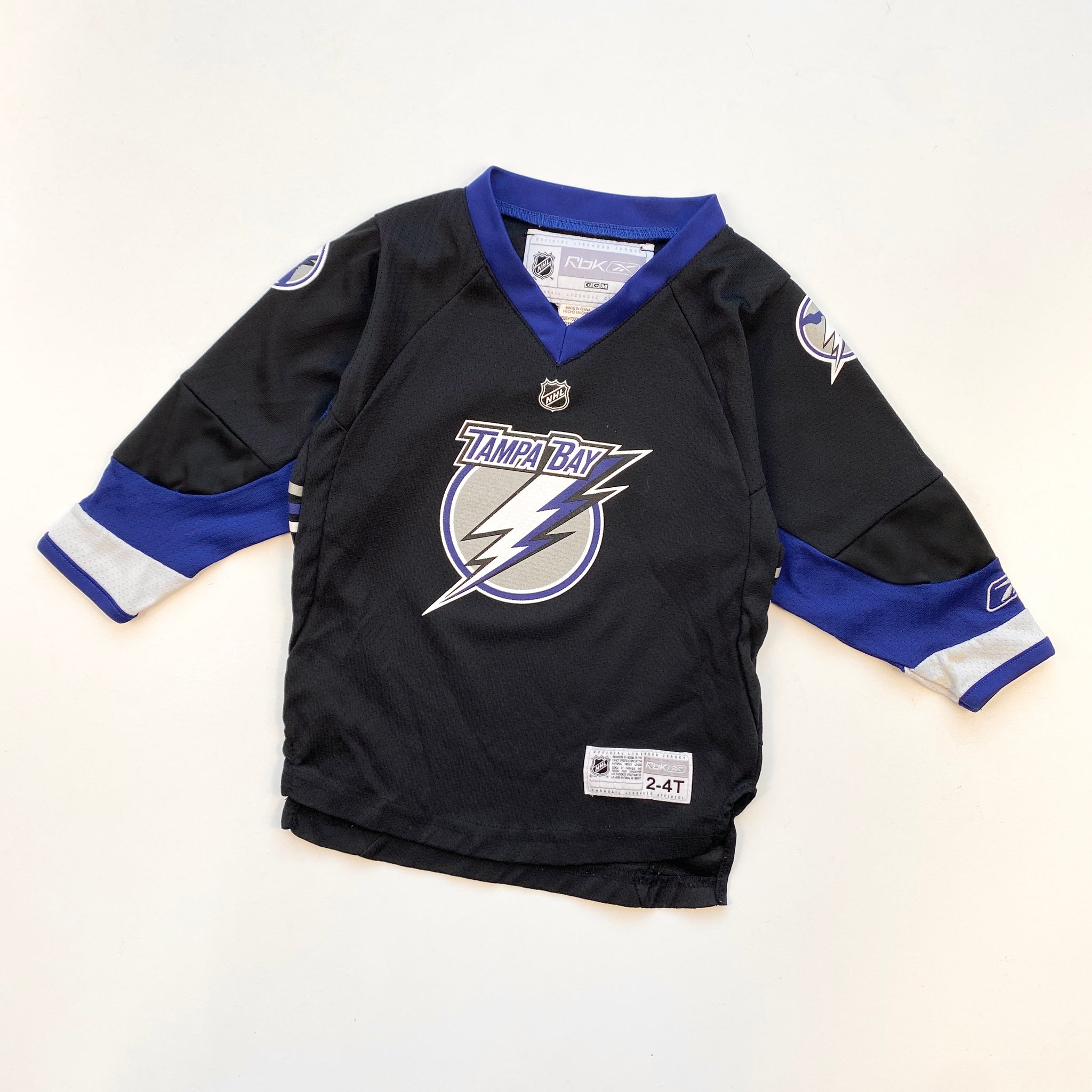 NHL Tampa Bay Lightning jersey Age 2 4 Little Red Cactus