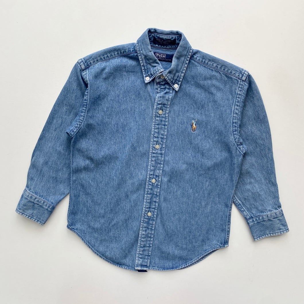 90s Ralph Lauren denim shirt (Age 6/7)