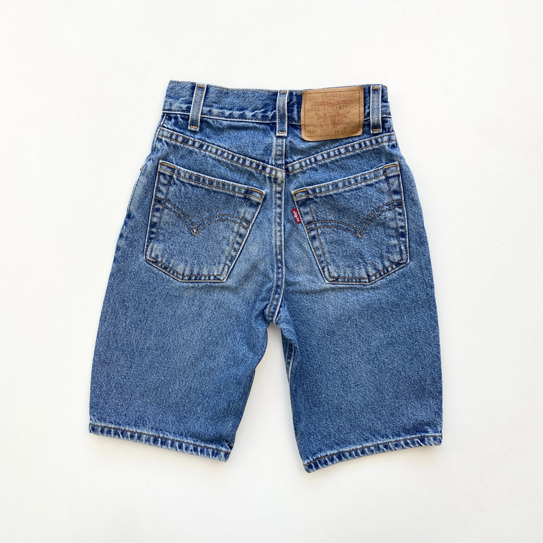 90s Levi’s 550 denim shorts (Age 10)