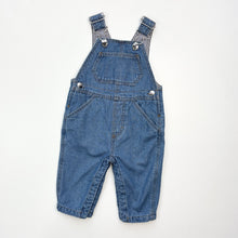 Load image into Gallery viewer, Denim dungarees (Age 6m)
