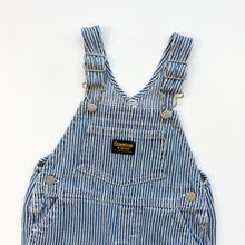 Load image into Gallery viewer, 90s OshKosh hickory dungarees (Age 12m)
