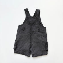 Load image into Gallery viewer, JCB Digger dungaree shortalls (Age 6/12m)
