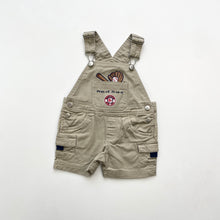 Load image into Gallery viewer, MLB Boston Red Sox dungaree shortalls (Age 6/9m)
