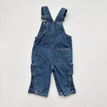 Load image into Gallery viewer, 90s Floral Denim dungarees (Age 12m)
