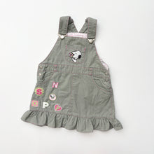 Load image into Gallery viewer, 90s Snoopy dungaree dress (Age 9/12m)
