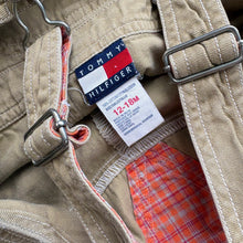 Load image into Gallery viewer, 90s Tommy Hilfiger dungaree shortalls (Age 12/18m)
