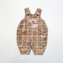 Load image into Gallery viewer, 90s Check dungarees (Age 3m)
