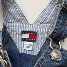 Load image into Gallery viewer, 90s Tommy Hilfiger dungaree shortalls (Age 6/12m)

