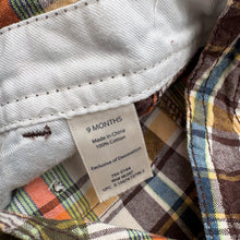 Load image into Gallery viewer, OshKosh dungaree shortalls (Age 9m)

