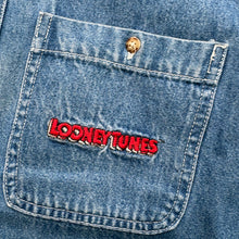 Load image into Gallery viewer, 90s Looney Tunes denim shirt (Age 10/12)
