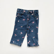 Load image into Gallery viewer, Floral jeans (Age 18m)
