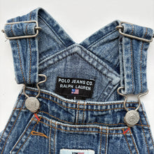 Load image into Gallery viewer, 90s Ralph Lauren dungaree shortalls (Age 3/6m)
