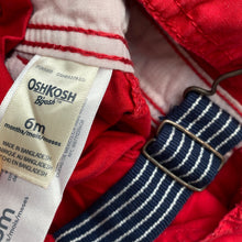 Load image into Gallery viewer, OshKosh dungaree shortalls (Age 6m)
