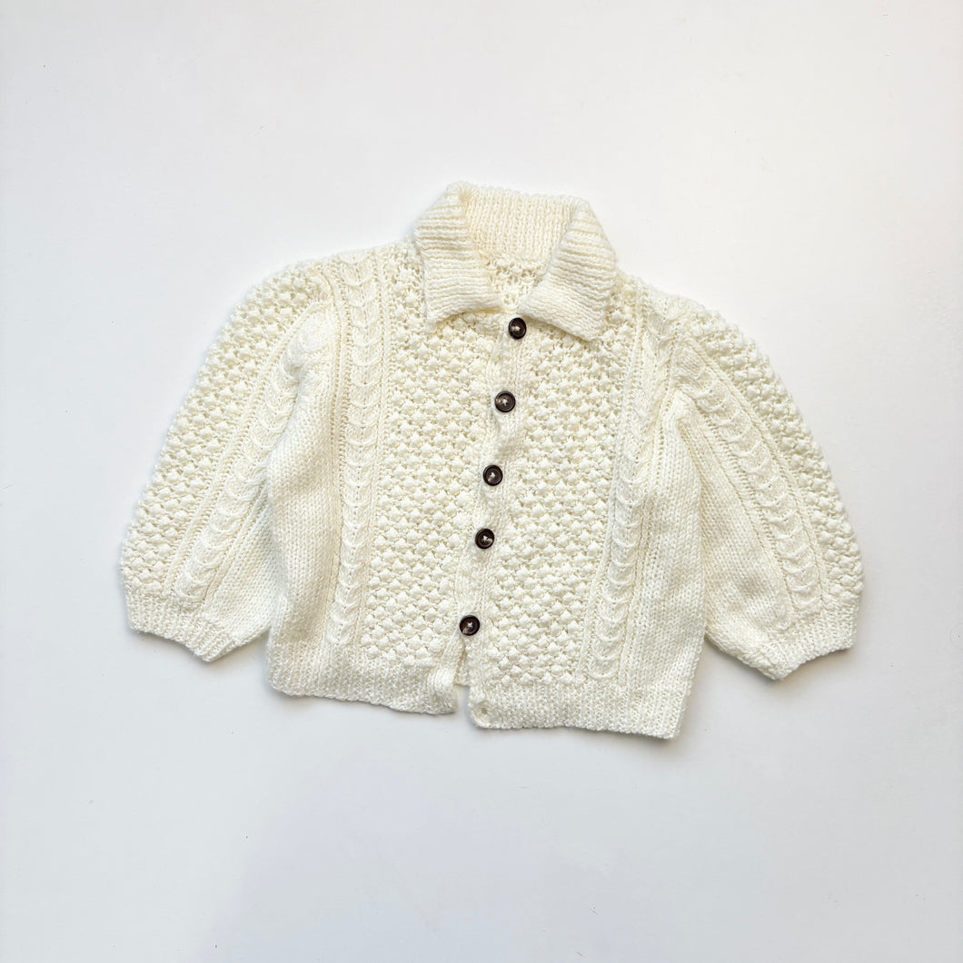 Vintage hand knitted cardigan (Age 2/3)