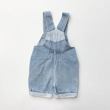 Load image into Gallery viewer, 90s Denim dungaree shortalls (Age 18/24m)
