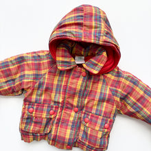 Load image into Gallery viewer, 90s Tartan coat (Age 3/6m)
